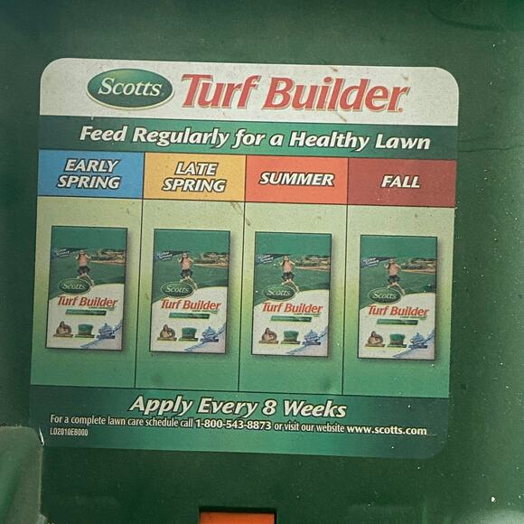 Scotts Hardy Green II Hand Held Spreader 71133-1 USA Plastic Seed Fertilizer - Picture 4 of 7